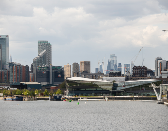 City Hall, Crystal Building skyline