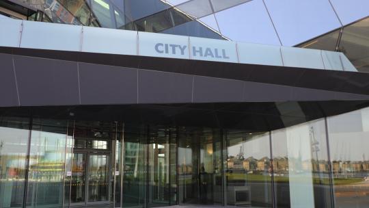 City Hall entrance
