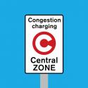 Drawing of congestion charge sign