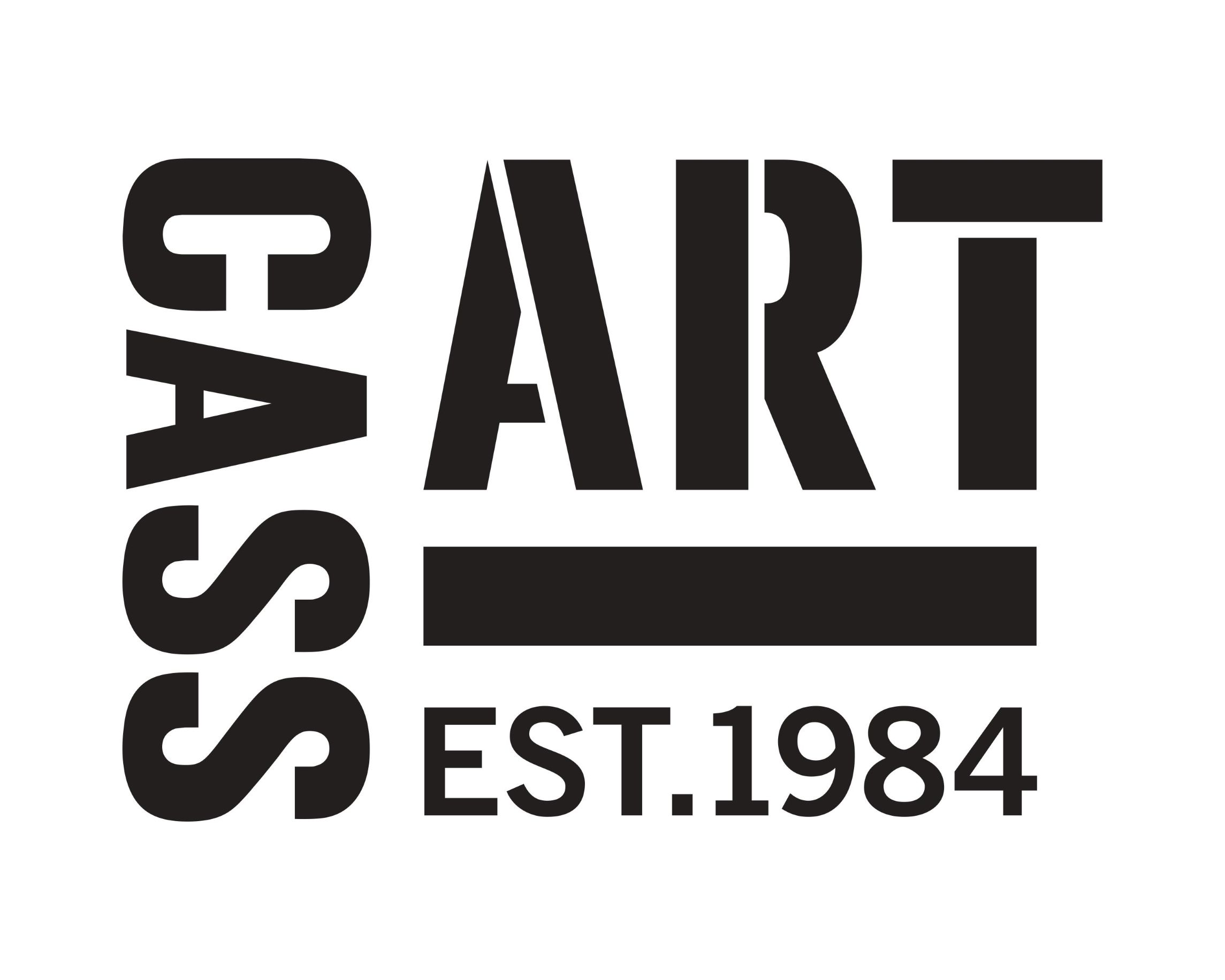 Black & White Cass Art EST. 1984 Logo