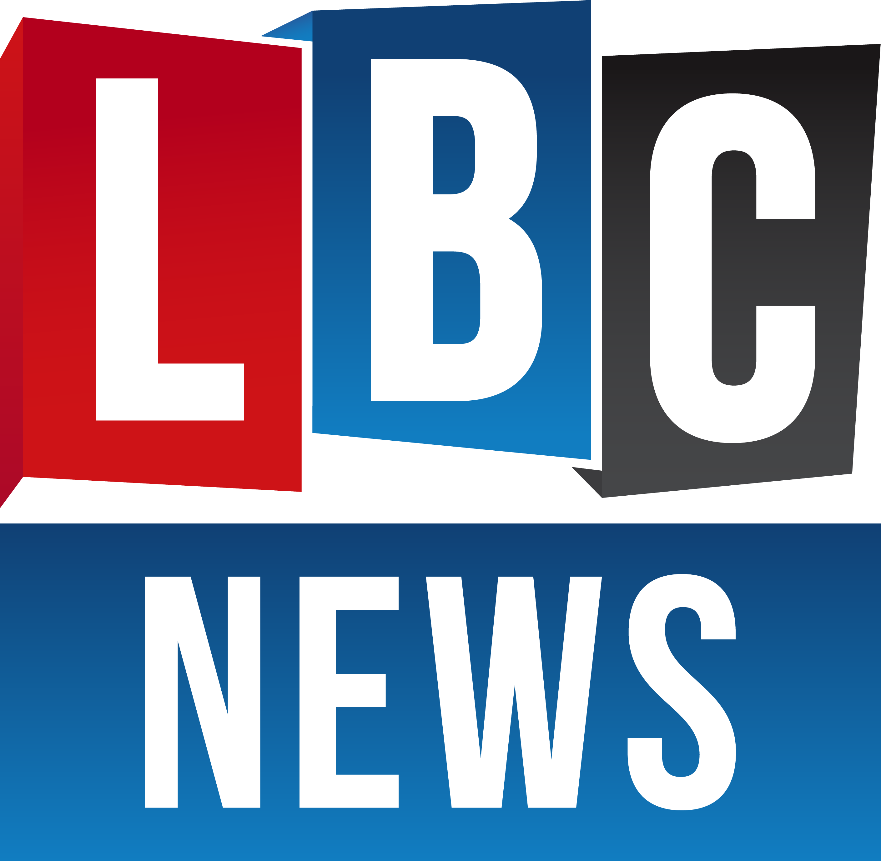 LBC News logo in red blue and black