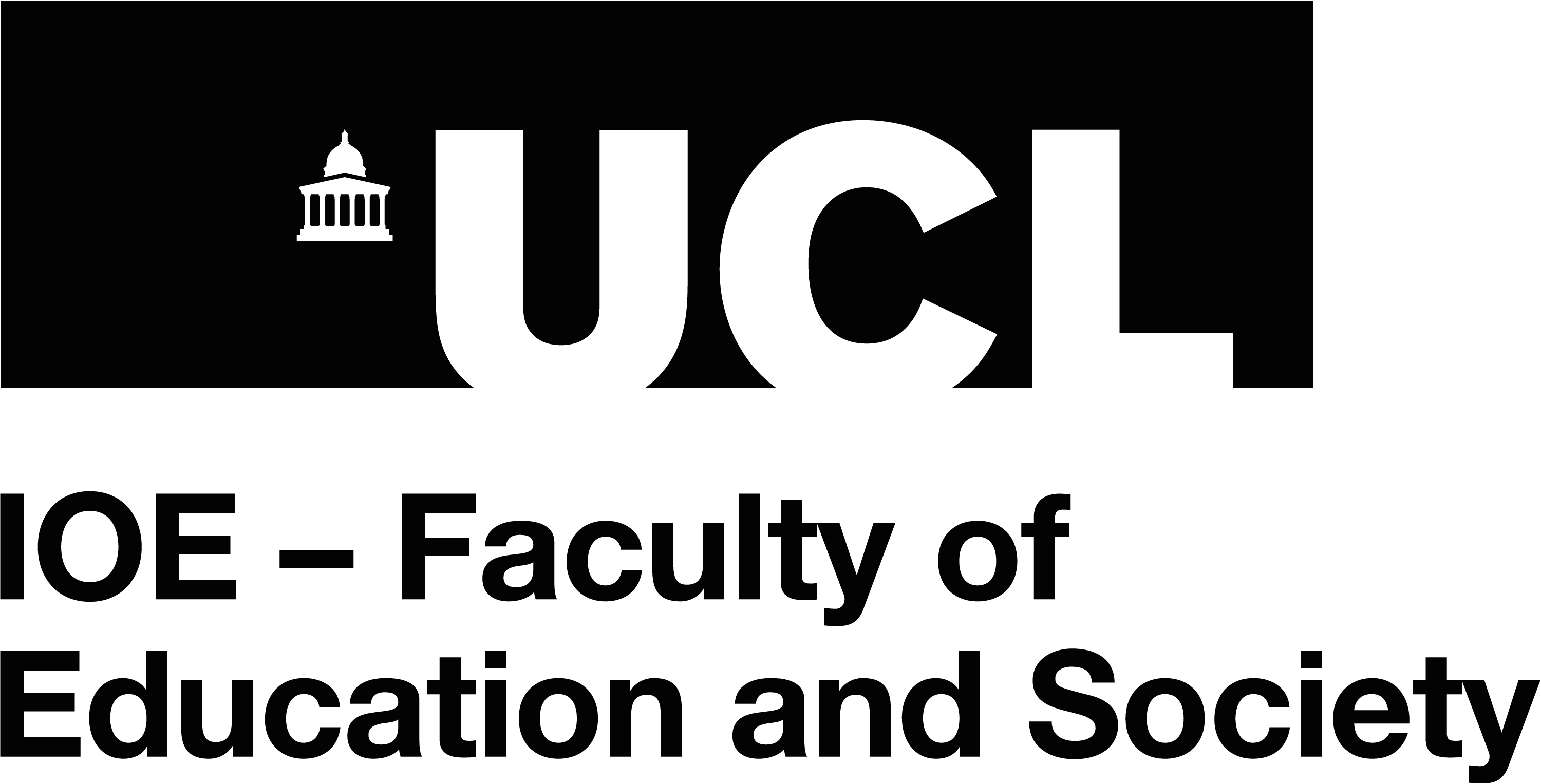 Logo: UCL IOE - faculty of education and society