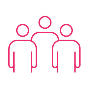 People icon, pink