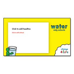 Water only schools - Presentation template