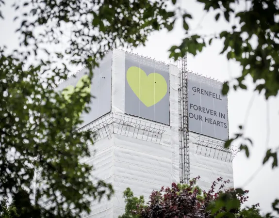 Grenfell Tower 1 year anniversary picture
