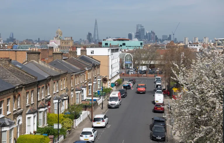 Skyline from Peckham Levels