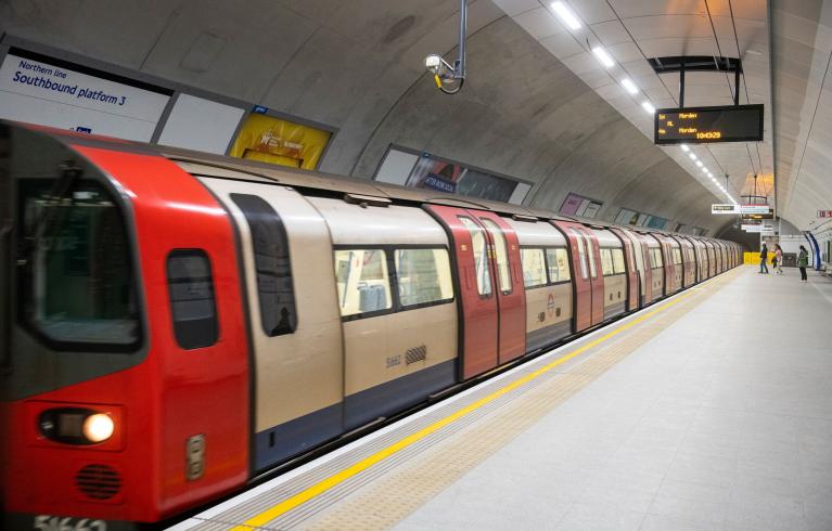 Tube at Bank Station