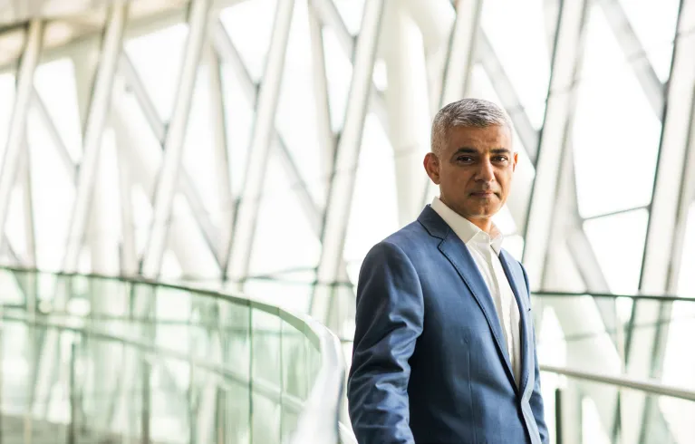 Mayor of London Sadiq Khan in City Hall