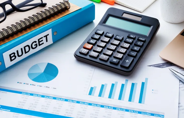 Budget materials and calculator