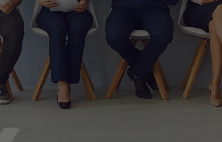 people waiting for job interview