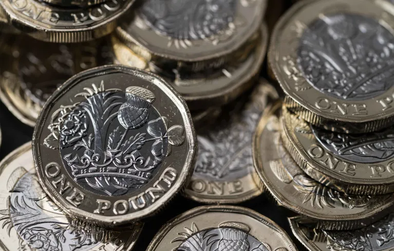 Pound coins