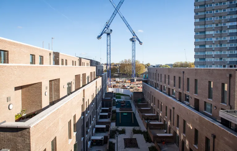 Mid-rise building of flats