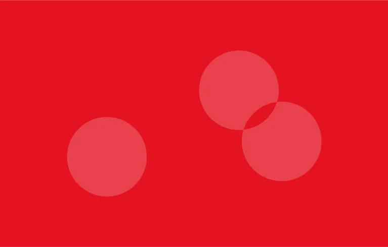 Light red circles on a red background