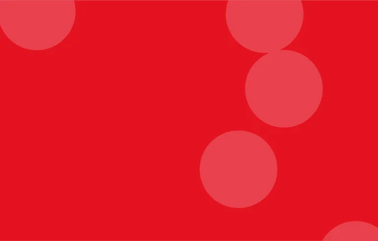 Light red circles on a red background