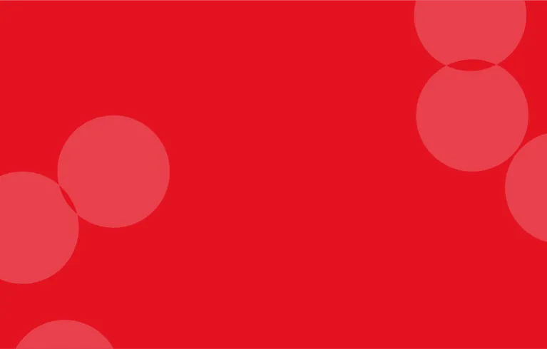 Light red circles on a red background