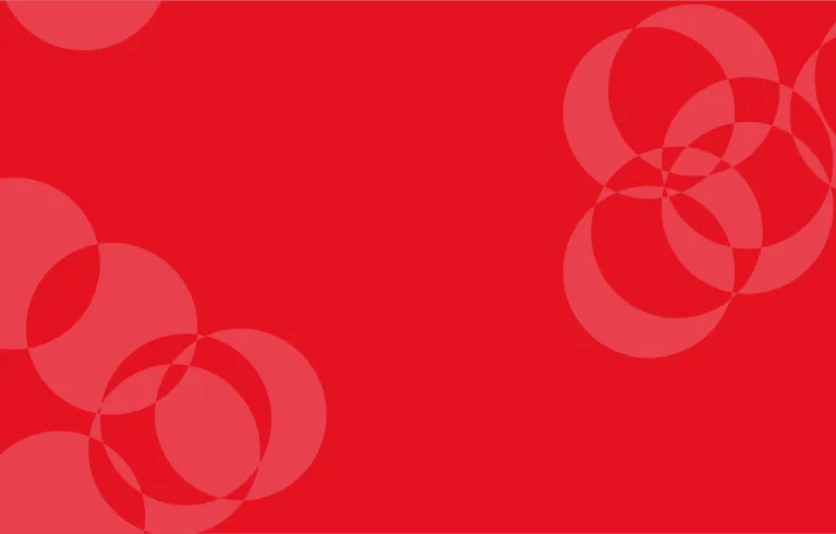 Light red circles on a red background