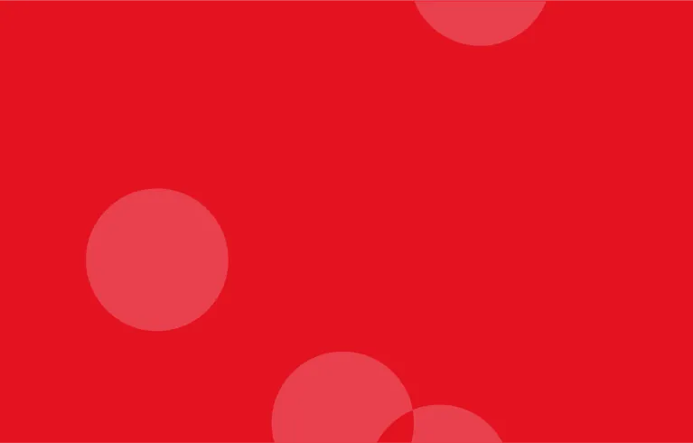 Light red circles on a red background