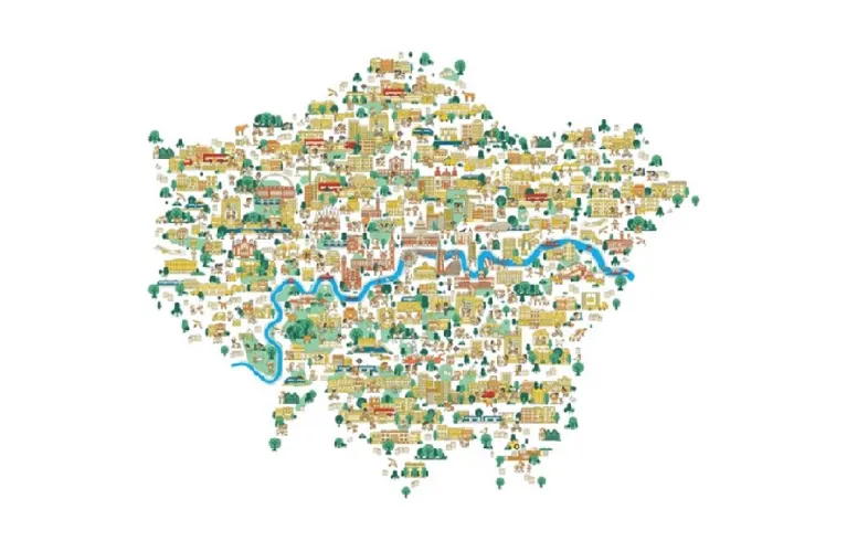 Animated map of London
