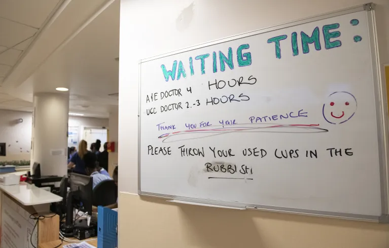 NHS waiting times