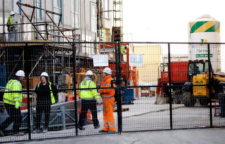 Barking and Dagenham construction site