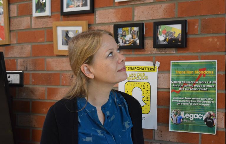 Sian Berry at Croydon OnSide Youth Zone