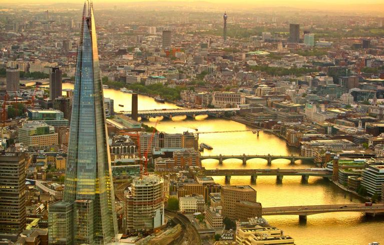 A view of the Shard, London