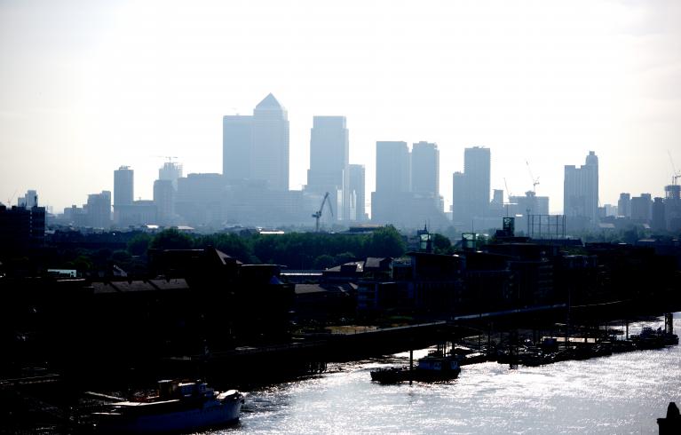 View of the London Docklands