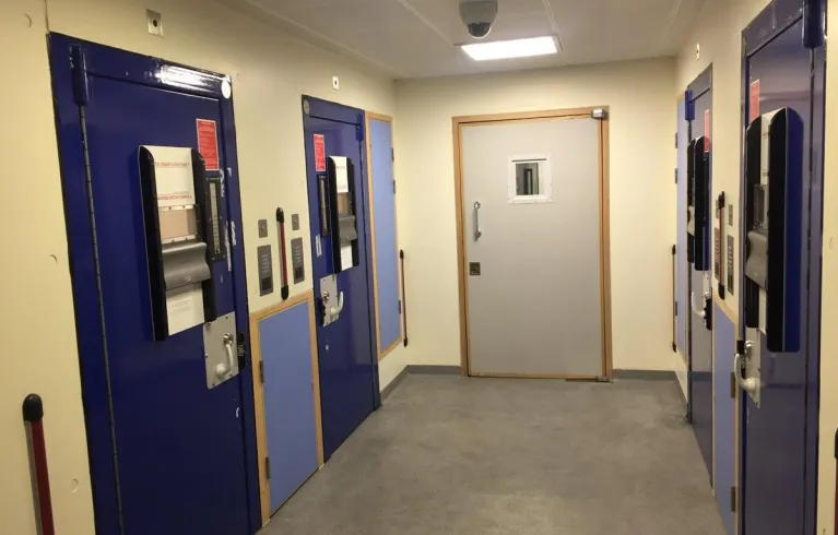 Police custody cell