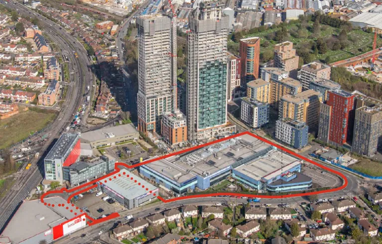 The application site located on the east side of Portal Way and to the south and west of the A4000 Gyratory in North Acton
