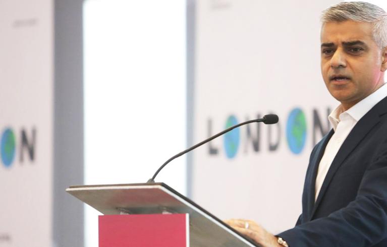 Sadiq Khan, Mayor of London speaks at London is Open event