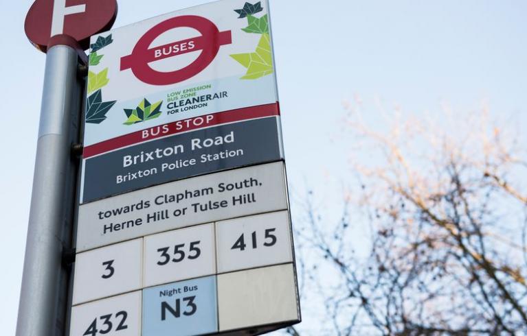 Low emission bus zone Brixton