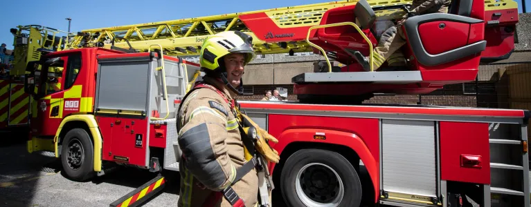 London Fire Brigade rescue exercise