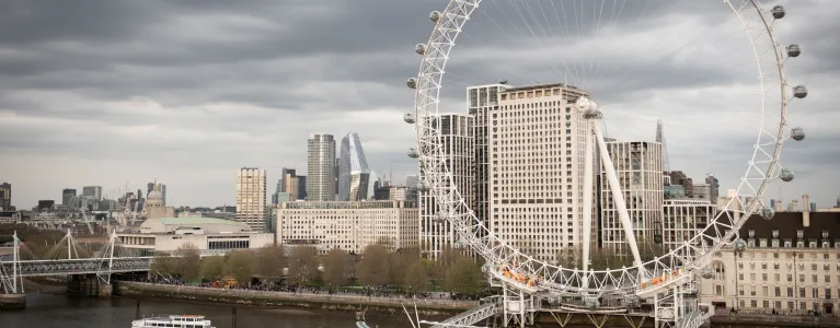 View of the London Eye