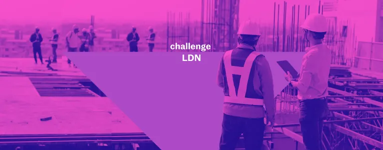 Challenge LDN: A Data Science Challenge pink banner