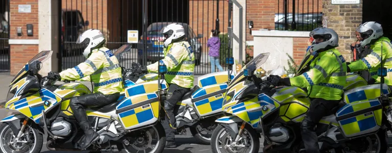 Metropolitan Police Officers on motorbikes
