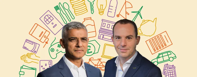 Martin Lewis and Sadiq Khan