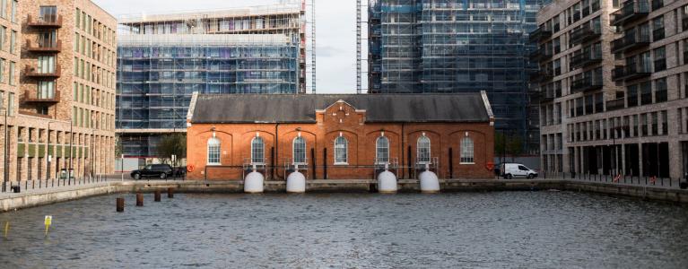 Mixed-used development in Royal Albert Wharf, maximising existing assets such as the docklands and heritage