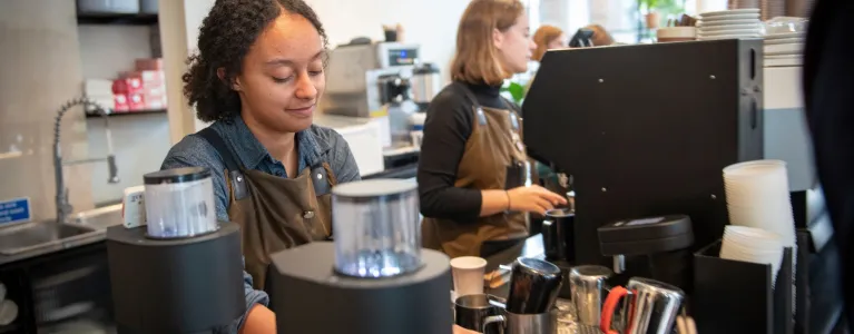 Coffee shop workers