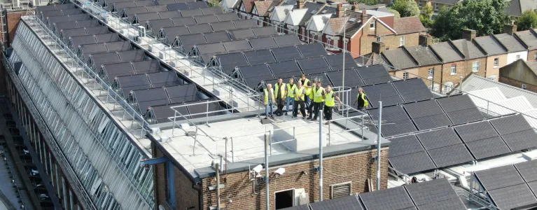 Rooftops photographed from above
