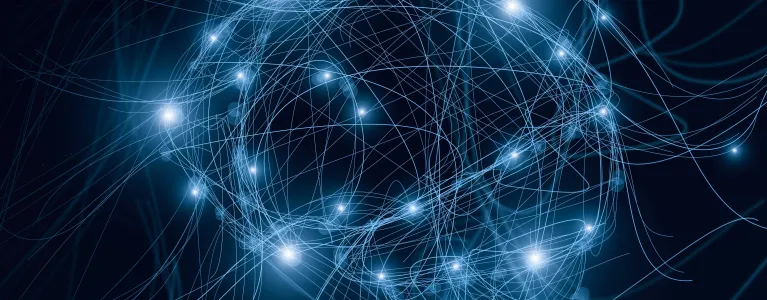 Digital brain abstract image