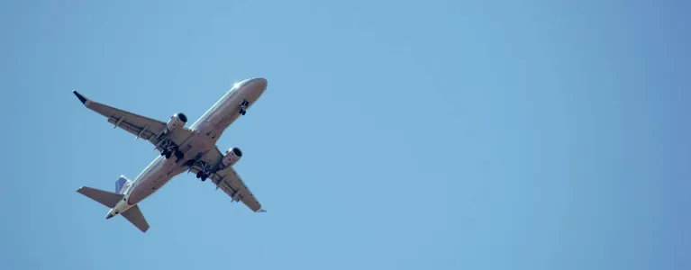 Aeroplane in the sky 