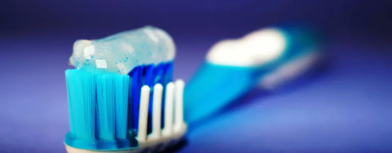 Toothbrush with toothepaste