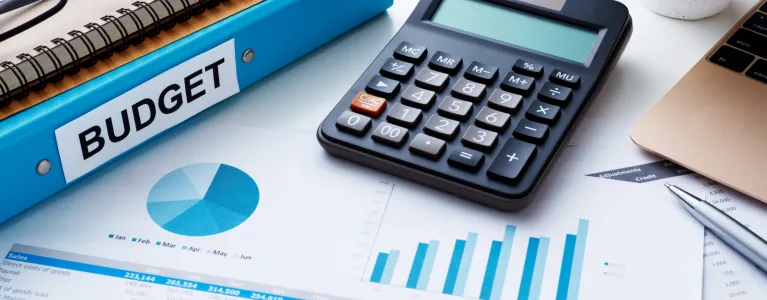 Budget materials and calculator