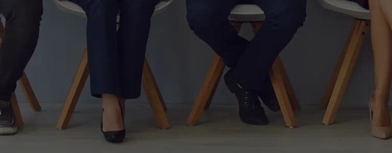 people waiting for job interview