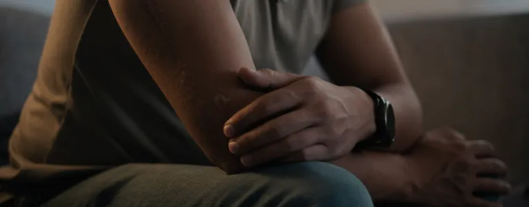 Man sitting