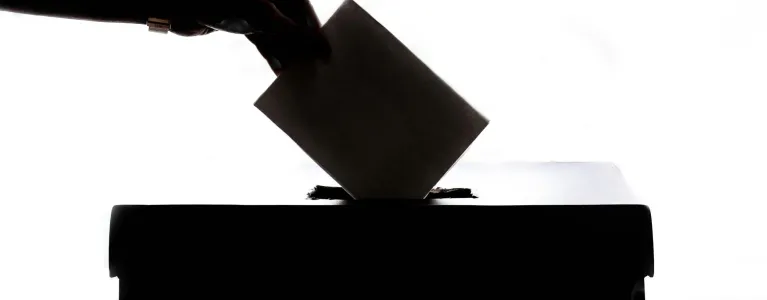 Election ballot box 