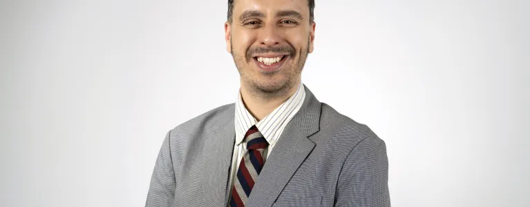 Man smiling at camera