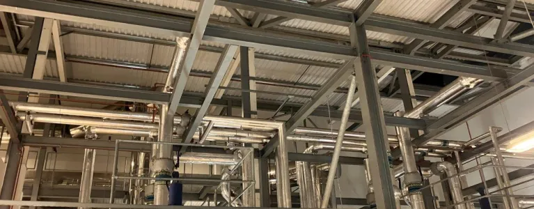 Image of heat network pipes