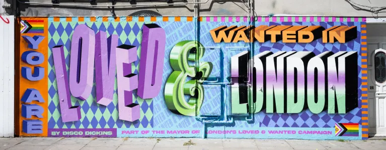 Pride Mural Love & Wanted