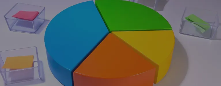colored pie chart